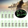 Restokki 30pcs Night Fishing Rod Bite Alarm Luminous Twin Bells Fish Bait Alert Bow Shape view 4