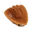Drfeify Baseball Glove, Ergonomic PU Leather Softball Glove Mitts Softness with Enhanced Grip Professional Fielding for Youth Adult (Brown) view 4