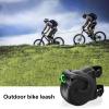 Mitoydoe Bike Tow Rope for Kids, Retractable Bicycle Traction Rope Lightweight Toddler Bike Attachment to Adult Bike Easy-to-Use Bike Trailer Strap for Outdoor Cycling Adventures Black view 2