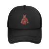 Angry Kangaroo Baseball Cap Women Men Mesh Back Hat Adjustable Trucker Hats Sun Hat view 2
