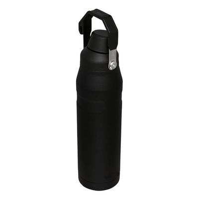 RBSKJ 304 Stainless Steel Insulation Cup arge Capacity Outdoor Portable ice Cow Cup Double Vacuum Handle Insulation Cup(Color:Black,Size:25oz)