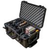 Extra Deep DORO Gun Case with Custom Foam Insert - Converts From 6 Pistols/23 Mags to 4 Pistols/12 Mags + Gear Storage, Heavy-Duty - Tactical Firearms and Ammunition Holder, 20 x 11 x 7 Inches view 1