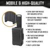 Extra Deep DORO Gun Case with Custom Foam Insert - Converts From 6 Pistols/23 Mags to 4 Pistols/12 Mags + Gear Storage, Heavy-Duty - Tactical Firearms and Ammunition Holder, 20 x 11 x 7 Inches view 3