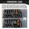 Extra Deep DORO Gun Case with Custom Foam Insert - Converts From 6 Pistols/23 Mags to 4 Pistols/12 Mags + Gear Storage, Heavy-Duty - Tactical Firearms and Ammunition Holder, 20 x 11 x 7 Inches view 4