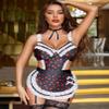Avidlove Womens Lingerie Sets Lace V Neck Teddy Babydoll 3 Pack Lingerie Costumes Sleepwear Dress Red Heart XXL view 3