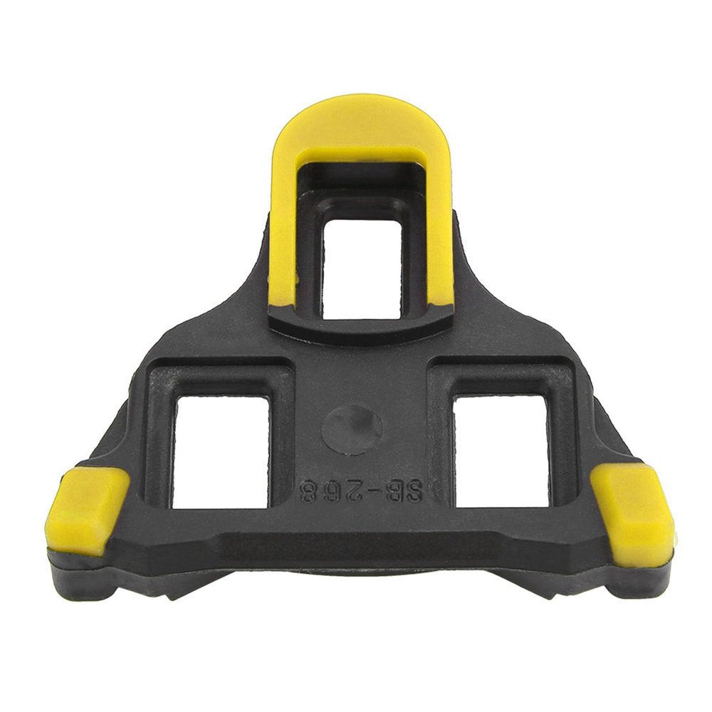 CFTGIW Pedales Paraicleta 1 Pair Cycling Self Locking System Pedal Cleats Mountain Road Accessory Abs Cleat (Yellow), CFTGIW7kpb6wcv34-01