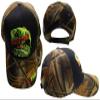COLL7AWS Shut Up and Fish Camouflage with Black Front Embroidered Cap Hat view 3