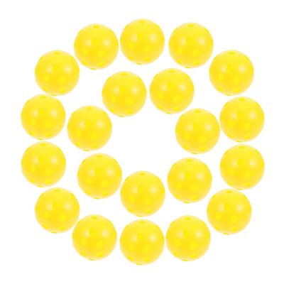 BESPORTBLE 6pcs Compact Outdoor Golf Practice Balls Lightweight Reusable Hole Balls for Daily Use Durable Design for Balanced Flight and Safety