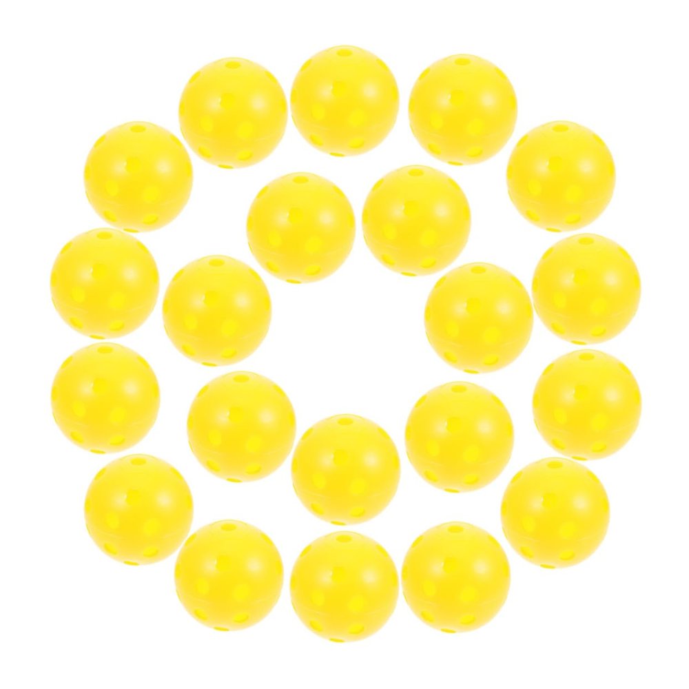 BESPORTBLE 6pcs Compact Outdoor Golf Practice Balls Lightweight Reusable Hole Balls for Daily Use Durable Design for Balanced Flight and Safety