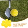BESPORTBLE 6pcs Compact Outdoor Golf Practice Balls Lightweight Reusable Hole Balls for Daily Use Durable Design for Balanced Flight and Safety view 2