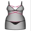 Obsessive Lingerie and Thong XL/XXL view 2