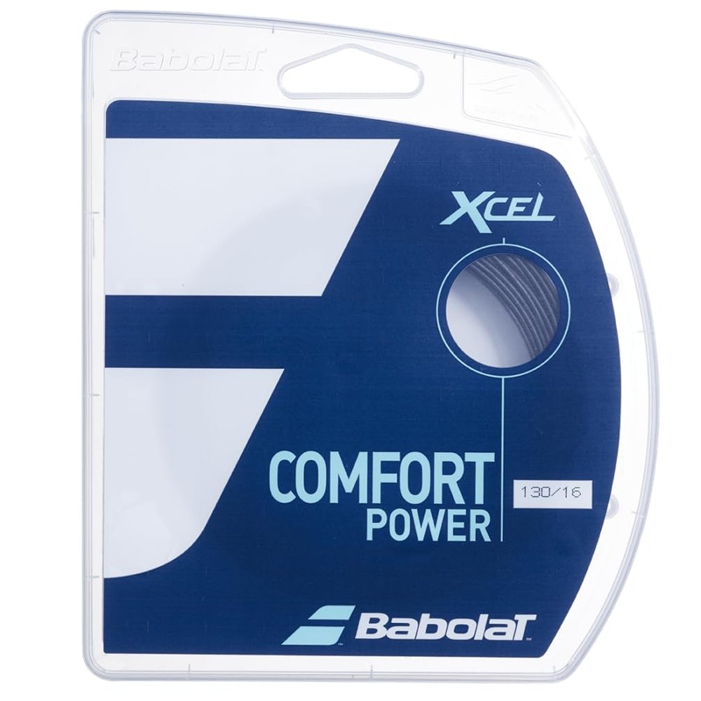 Babolat Xcel 16g Black Tennis String (4 Sets)