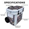 Skin Compatible with Yeti Roadie 32 Wheeled Cooler - Midnight Blossom - Premium 3M Vinyl Protective Wrap Decal Cover - Easy to Apply | Crafted in The USA by MightySkins view 2