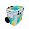 Cooler Skin Compatible with Yeti Roadie 32 Wheeled Cooler - Acrylic Blue - Premium 3M Vinyl Protective Wrap Decal Cover - Easy to Apply | Crafted in The USA by MightySkins view 1