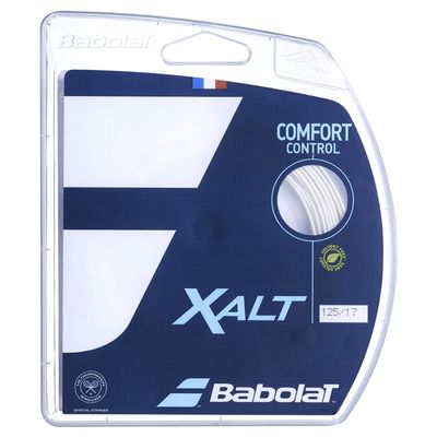 Babolat Xalt 17g Spiral White Tennis String (2 Sets)