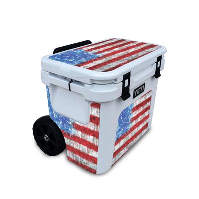 Cooler Skin Compatible with Yeti Roadie 32 Wheeled Cooler - Colors Dont Run - Premium 3M Vinyl Protective Wrap Decal Cover - Easy to Apply | Crafted in The USA by MightySkins