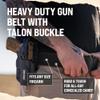We The People Holsters - Heavy Duty Belt with Talon Buckle - Adjustable Tactical Gun Belt for Concealed Carry with Quick Release Buckle - Secure Fit - Reinforced Nylon - 1.5" Belt Loops - 44"-47" view 2