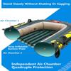 CukUJH Inflatable Kayaks Thickened Rafting Boat Outdoor Fishing Inflatable Boat Scenic Kayaking MultiPerson view 4
