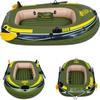 CukUJH Foldable Inflatable Boat, 4-Person Inflatable Boat, Portable Inflatable Boat, Thickened PVC Inflatable Boat view 3