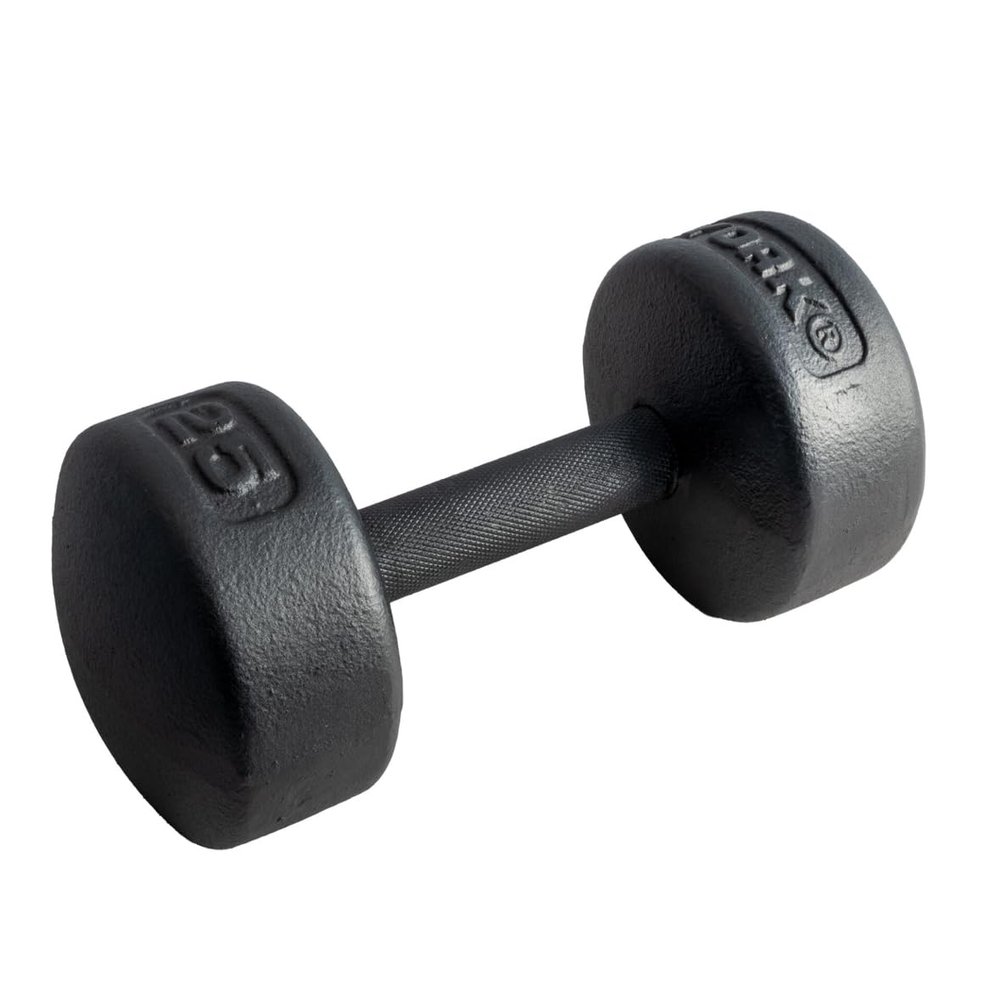 YORK Legacy Solid Round Dumbbell 25 LB, Black