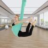 Bitodd Aerial Yoga Practice Polyester Strap, Aerial Yoga Practice Equipment with 2 Extension Straps, Yoga Hammock Practice Kit with 360 Swivel Connector, Yoga Fabric Cloth for Circus, Dance (5M Green) view 2