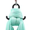 Bitodd Aerial Yoga Practice Polyester Strap, Aerial Yoga Practice Equipment with 2 Extension Straps, Yoga Hammock Practice Kit with 360 Swivel Connector, Yoga Fabric Cloth for Circus, Dance (5M Green) view 4