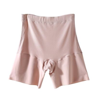 Women Slip Shorts for Under Dresses Plus Size High Waist Tummy Control Mid Thigh Panties(Color:Skin)