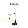SAWKE Sight Circle Lens Protector Foldable Protector Lens for Airsoft(Yellow & Transparent) view 4