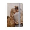 Personalized Passport Holder Travel Wallet PU Leather Vaccine Case Add Your Photo Name Logo Lightweight Passport Vaccine Card Protector Gift for Women Men, Black view 2