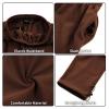 Bellnorth Men's Fleece Cargo Sweatpants Running Casual Jogger M-5XL Big and Tall Size(Brown,M) view 4