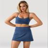 Colorfulkoala Dreamlux Skirts for Women High Rise Athletic Golf Tennis Skorts Built-in Shorts with Pockets(XS, Titan) view 3