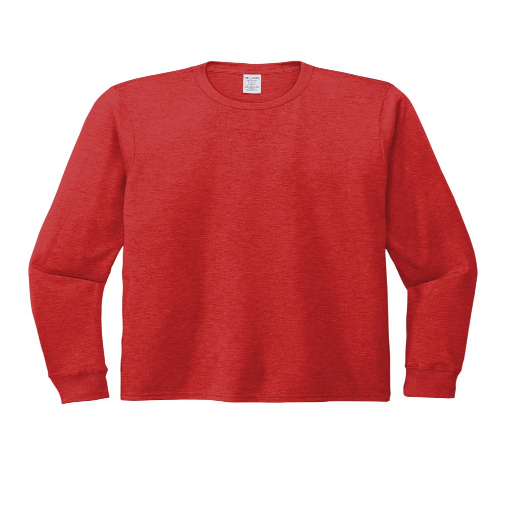 Allmade Unisex Tri-Blend Long Sleeve T-Shirt, Rise Up Red, X-Large