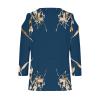 3/4 Length Sleeve Womens Tops Sexy Off The Shoulder Tops for Women Summer V Neck T-Shirt Solid Color /Graphic Tees 2025 Casual Clothes Business Dressy Top Trendy Going Out Shirts Boho Fashion Cute view 4