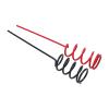 2Pcs Spiral Fishing Rod Holders Heavy Duty Spiral Pole Holder, Heavy Duty Spiral Fishing Rod Ground Support Stand Holder Metal Fishing Tackles, Insert Ground Rest Stand view 1