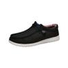 Hhhchpm Men's Casual Loafers, Breathable Lightweight Slip On Shoes for Outdoor Walking Driving, Spring Summer and Autumn (Full Black,12.5) view 1