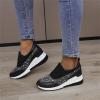Fashion Rhinestone Walking Shoes for Women Slip On Sneakers Non Slip Lightweight Breathable Comfortable Sneakers for Indoor Outdoor view 4