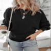 Dokotoo Black Sweaters for Women 2024 Fall Oversized Lightweight Teacher Outfits Off The Shoulder Sweater Batwing Tops Clothes for Womens Trendy Ladies Sexy Winter Fall Fashion view 2