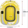CukUJH Fishing Dinghy, Raft Inflatable Kayak, Inflatable Boat for Kids, Inflatable Rafts Inflatable Boat for Pool view 2