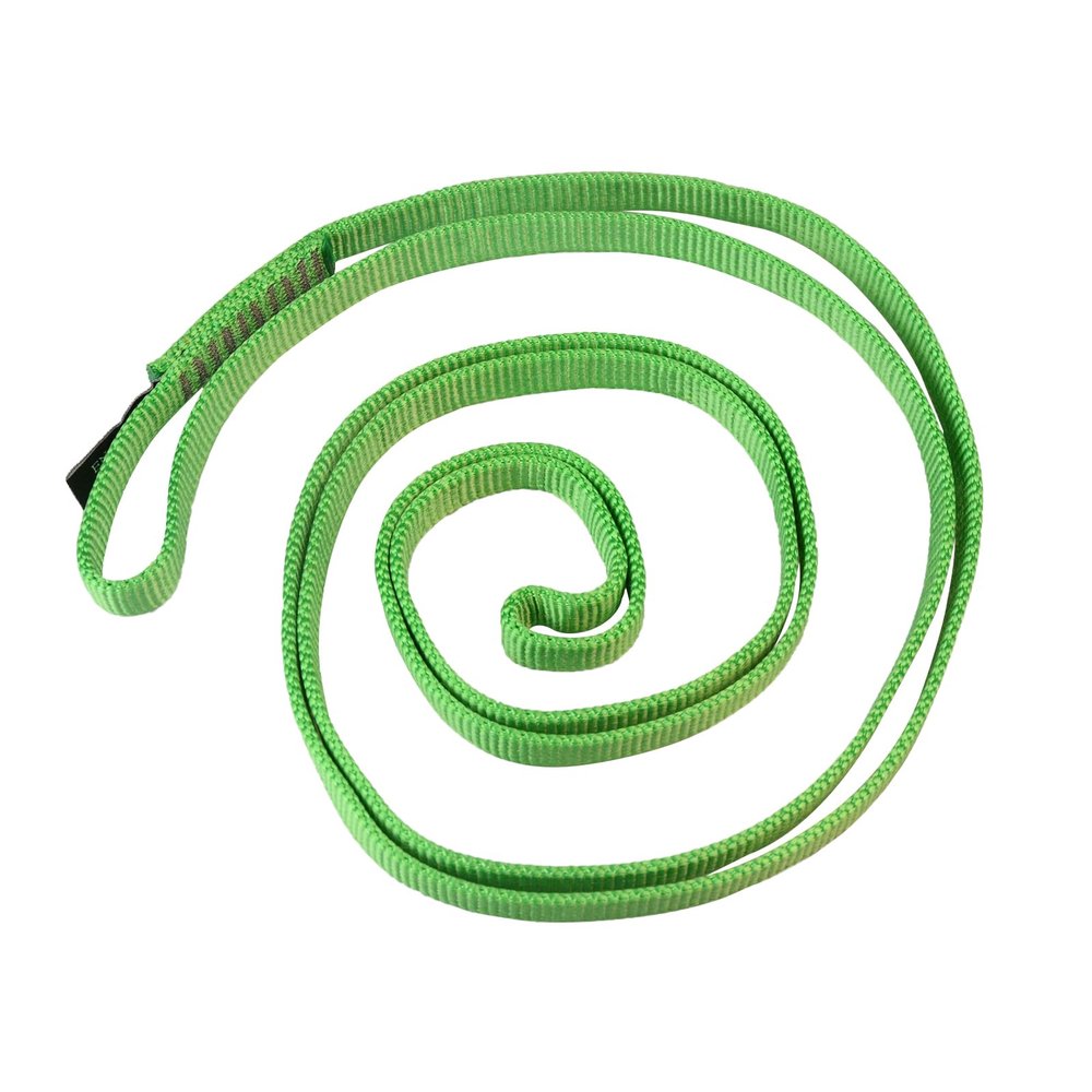 S.E.PEAK 16mm Nylon Straps Runner, 23KN/5171 lbs, EN566 Rock Tubular Webbing for Tree Work, Positioning, Rigging, Ziplining, Anchoring,Hanging, Stretching,3pc,48inch,Green