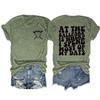 ZLXBLYYMZ Baseball Mom Shirt Game Day Tshirts for Women Baseball Mama Graphic Tees Short Sleeve Casual Sports Mom Tops Olive Green, XX-Large view 1