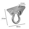 OUFEIJIA Swing Hook Swing Load-Bearing Hook Ceiling Fixed Plate Swing Hangers Ceiling Base for Boxing Sandbag Hanging Chair view 2
