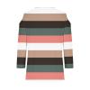3/4 Length Sleeve Womens Tops Sexy Off The Shoulder Tops for Women Summer V Neck T-Shirt Solid Color /Graphic Tees 2025 Casual Clothes Business Dressy Top Trendy Going Out Shirts Boho Fashion Cute view 4