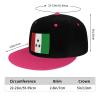 Bandera de la Comarca Ngbe-Bugl Snapback Hat Flat Bill Hat Baseball Cap for Men Women Flat Brim Hats Pink view 4