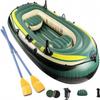 CukUJH 3 Person Inflatable Kayak, Inflatable Pump Rope Paddle Raft Inflatable Kayak, Portable Fishing Boat view 1