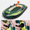 CukUJH 3 Person Inflatable Kayak, Inflatable Pump Rope Paddle Raft Inflatable Kayak, Portable Fishing Boat view 4
