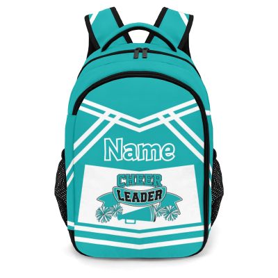 XOZOTY Turquoise Cheer Cheerleaders Large Capacity Shoulders Bag Daypacks for College Travel Work Hiking