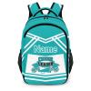 XOZOTY Turquoise Cheer Cheerleaders Large Capacity Shoulders Bag Daypacks for College Travel Work Hiking view 1