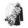 3/4 Length Sleeve Womens Tops Sexy Off The Shoulder Tops for Women Summer V Neck T-Shirt Solid Color /Graphic Tees 2025 Casual Clothes Business Dressy Top Trendy Going Out Shirts Boho Fashion Cute view 3