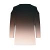 3/4 Length Sleeve Womens Tops Sexy Off The Shoulder Tops for Women Summer V Neck T-Shirt Solid Color/Graphic Tees 2025 Casual Clothes Business Dressy Top Trendy Going Out Shirts Boho Fashion Cute view 3