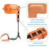 timiland Tree Climbing Spikes SetTree Climbing GearAdjustable Length Design,Alloy Steel Pole Climbing Spurs,Hunting and Observation,Fruit Picking (Set H) view 2